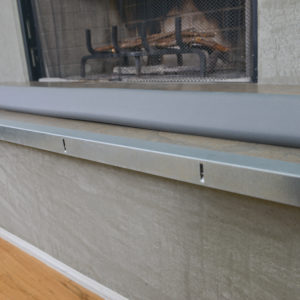 Metal-Backed Hearth Guard 24" Extension