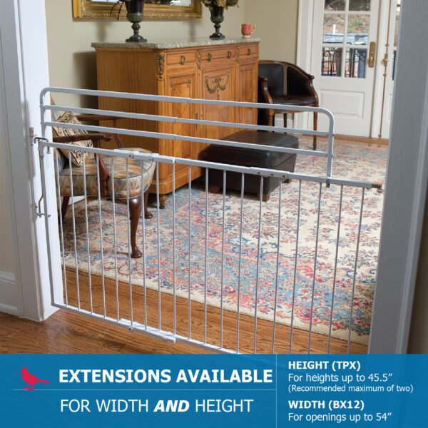 Expandable pet gates pressure mounted best sale