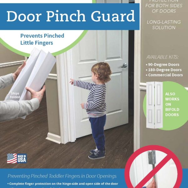PinchNot Finger Shield for 90 Degree Doors - Set