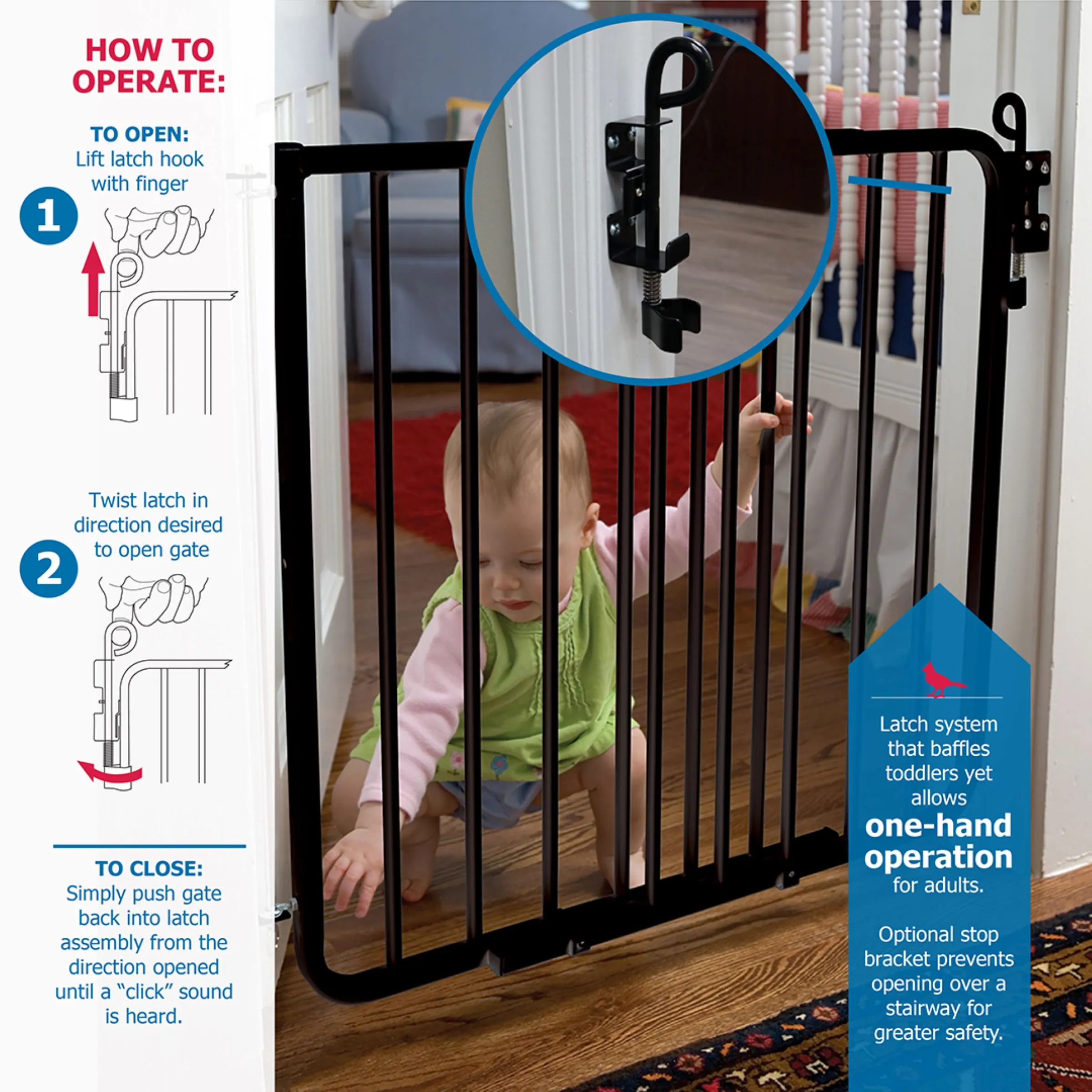 Auto-Lock Safety Gate (Model MG-15)