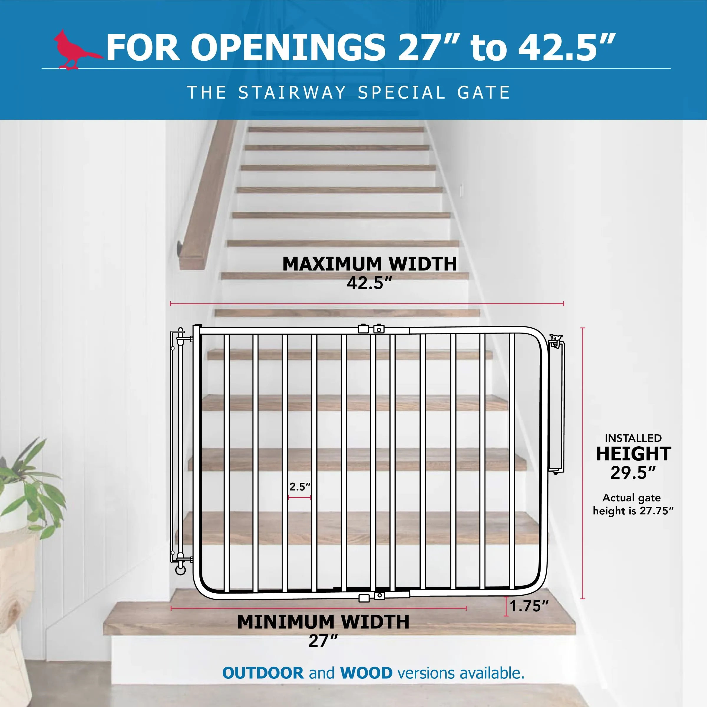 Stairway Special Safety Gate (Model SS-30)