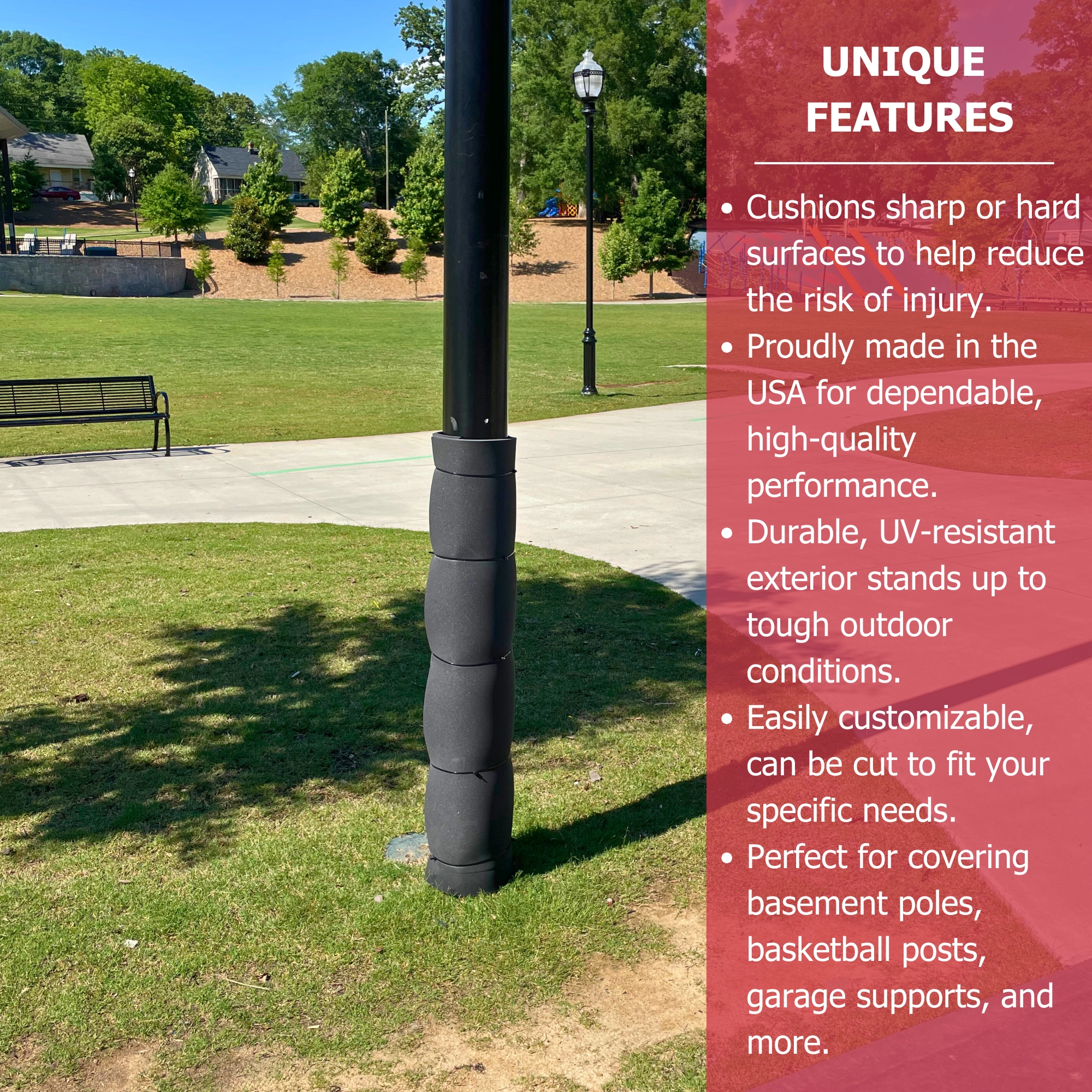 Flat Pole Padding (Model FPP)