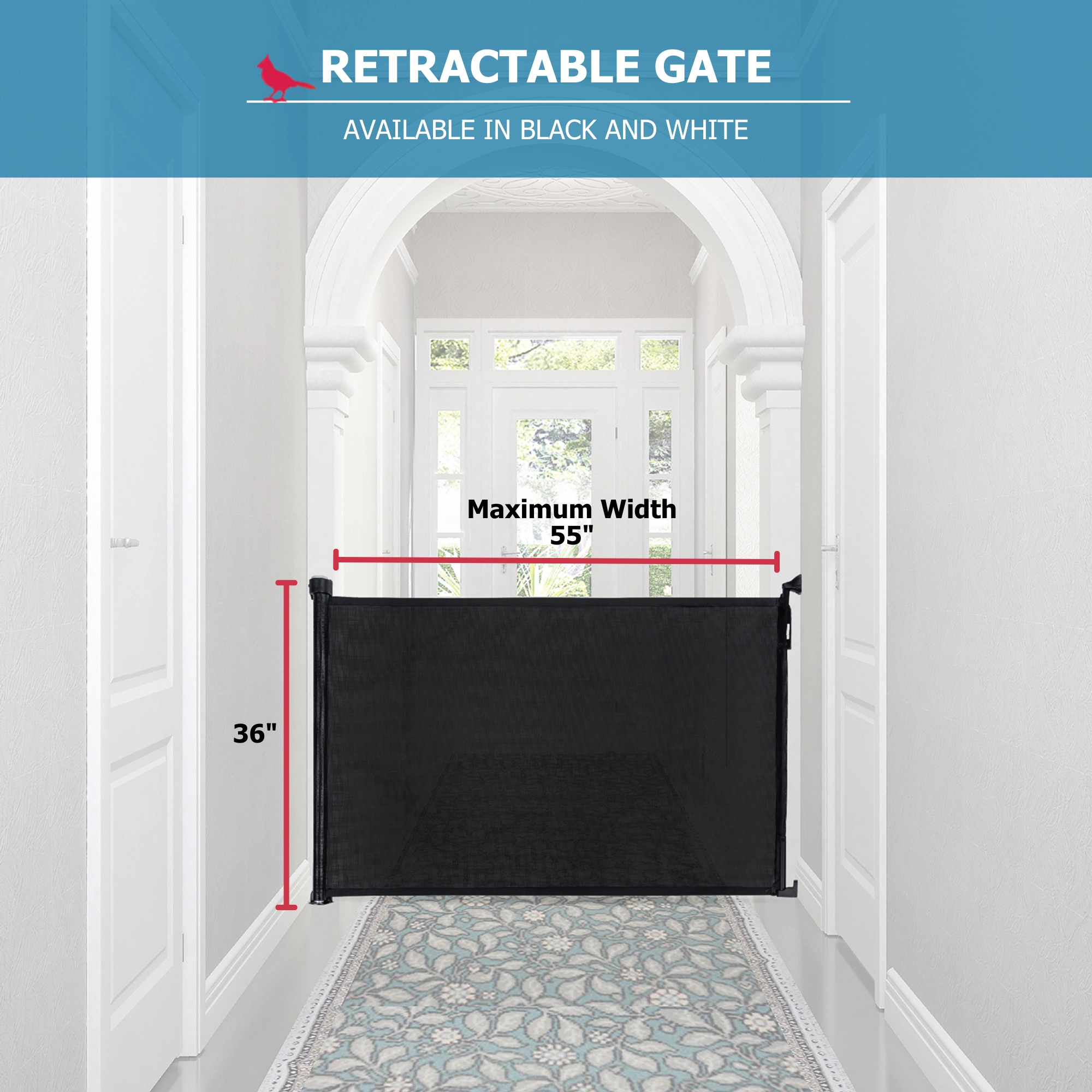 Retractable Pet Gate (Model RETG)