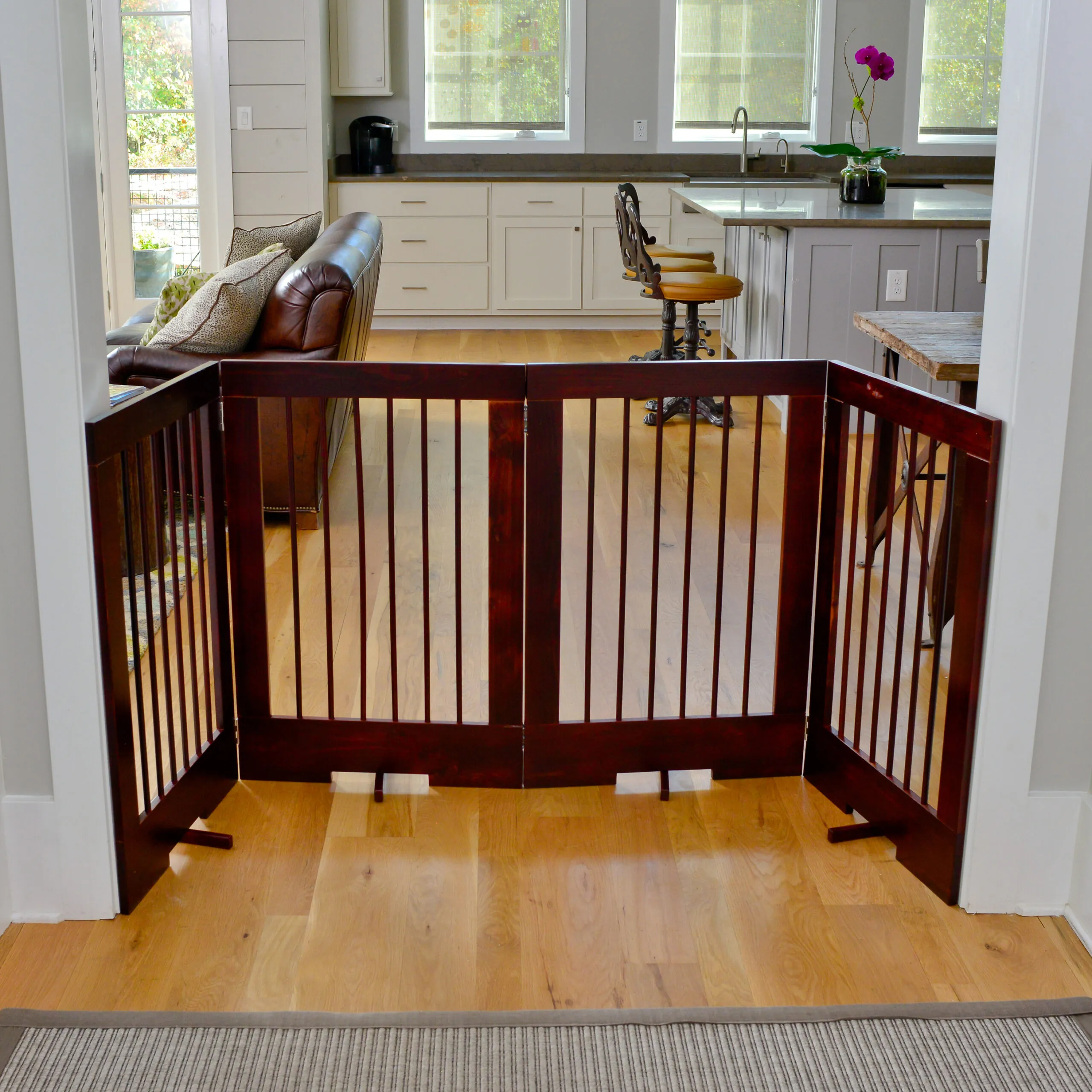 4-Panel Freestanding Pet Gate (Model 4PG)