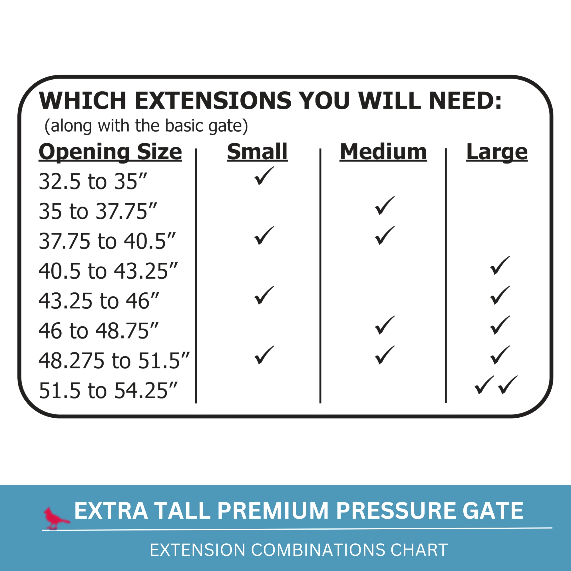 Extra Tall Premium Pressure Gate (Model XTPPG)