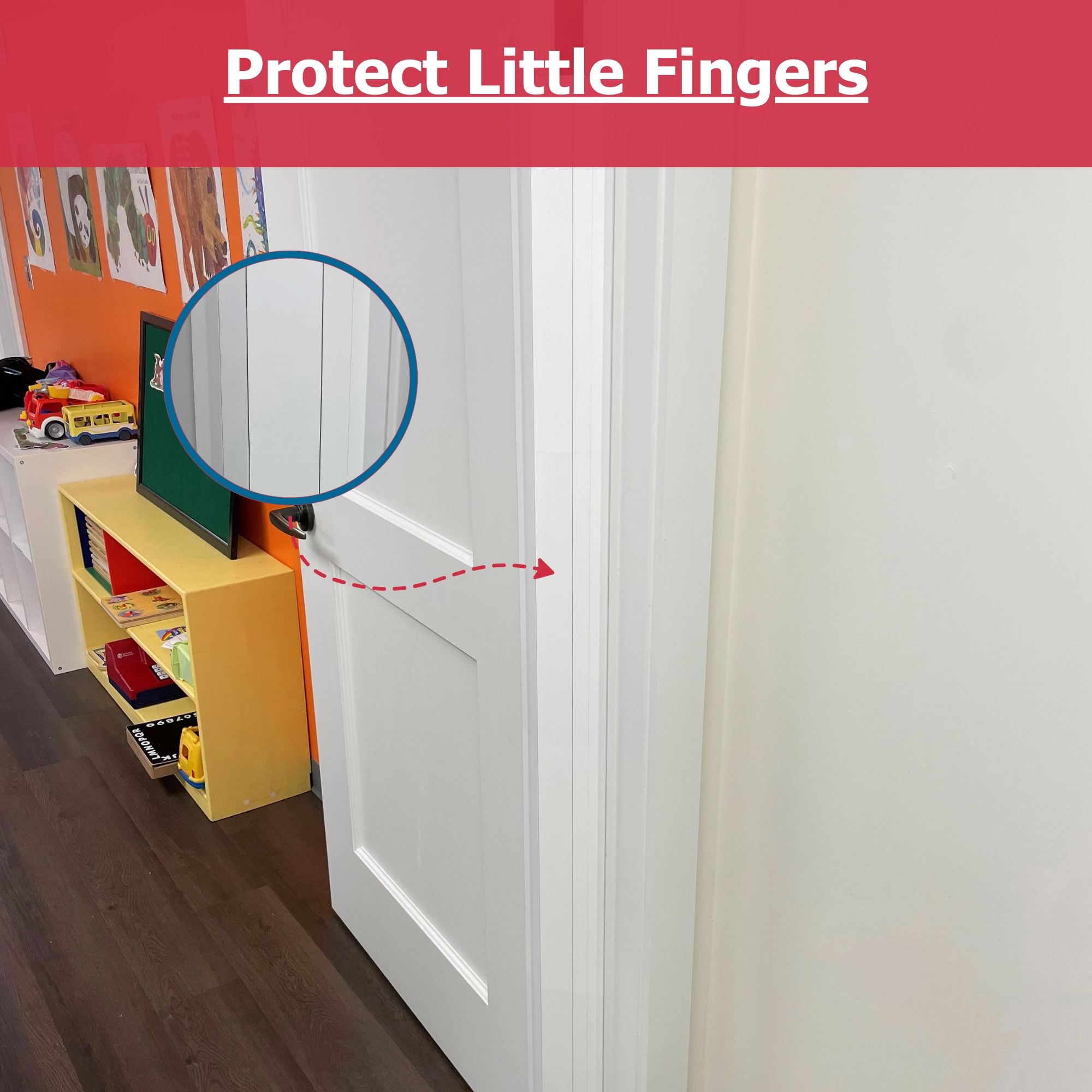 PinchNot Finger Shield for 90 Degree Doors