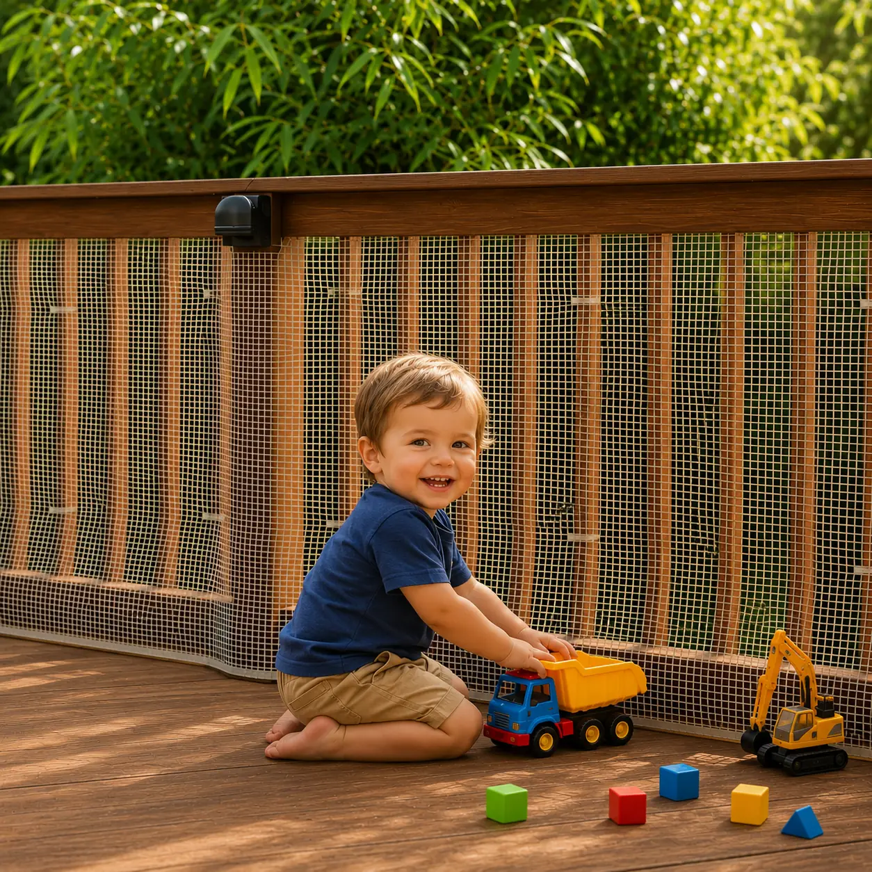 Heavy-Duty Outdoor Deck Netting (Model DSHD)